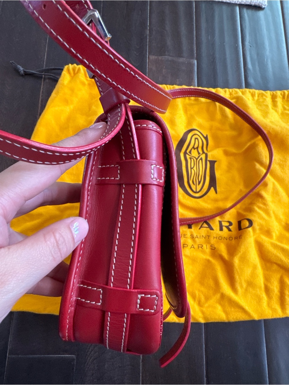 Goyard Red Belvedere PM Messenger Bag - Picture 4 of 13
